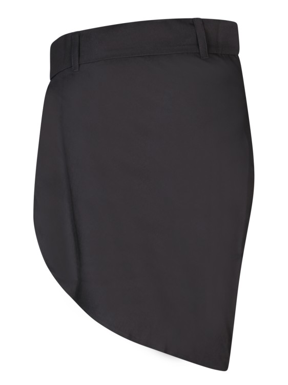 Shop Jacquemus Viscose Skirt In Black
