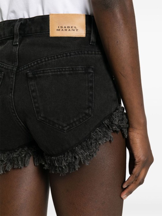 Shop Isabel Marant Black Eneidao Denim Shorts