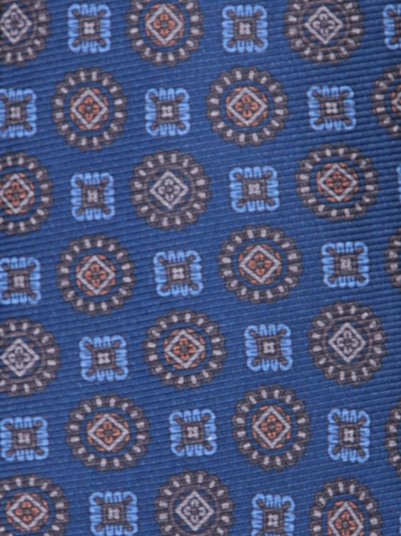 Shop Kiton Blue/dark Blue Patterned Tie