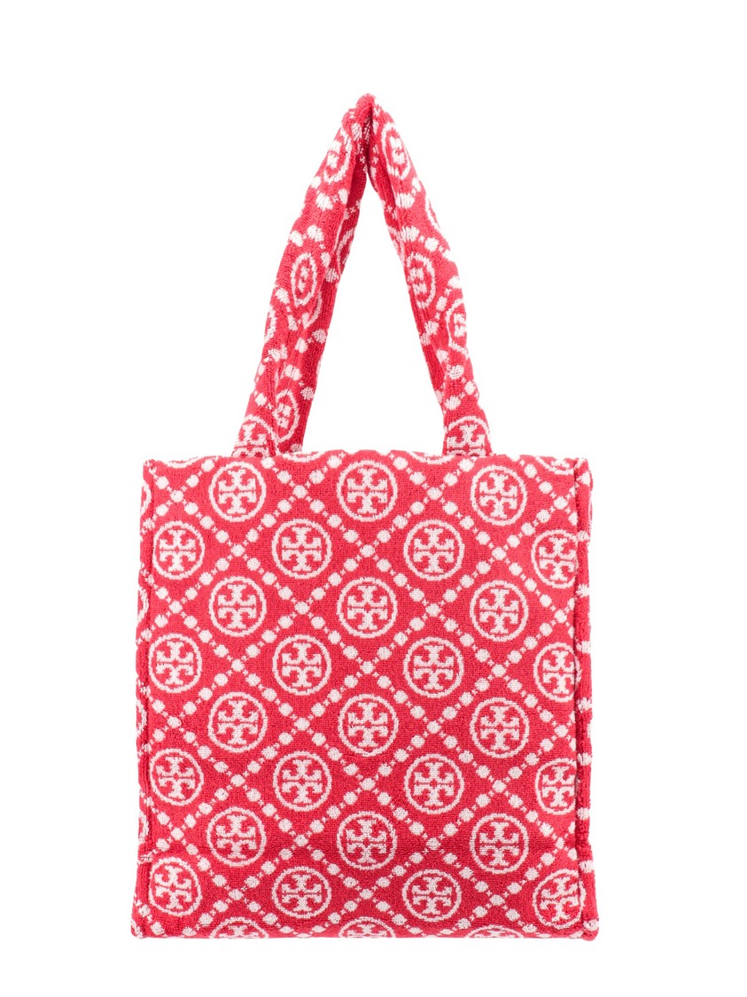 Tory Burch T-Monogram Terry Tote Bag