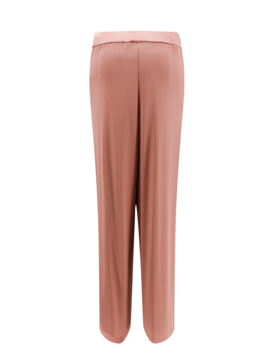 Shop Erika Cavallini Acetate Blend Trouser In Brown