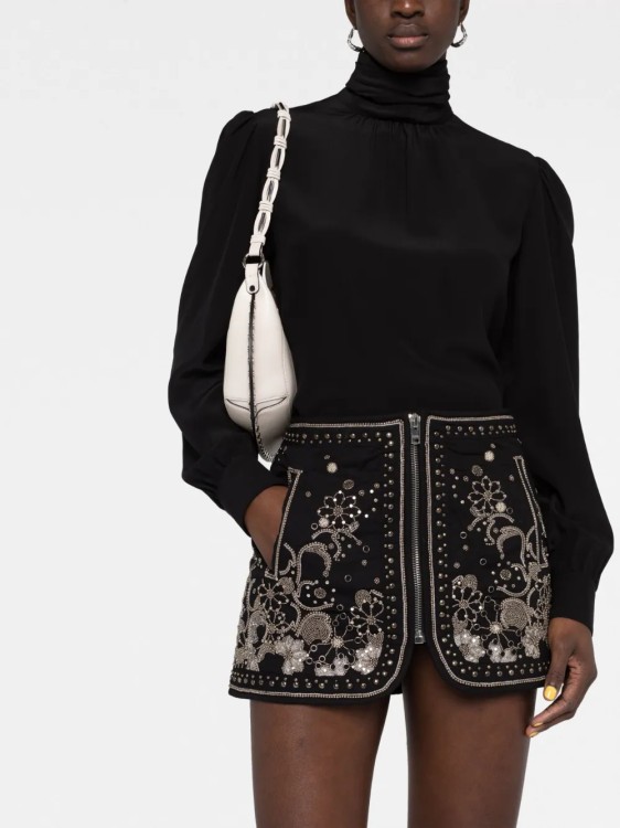 Shop Isabel Marant Black Blanca Mini Skirt