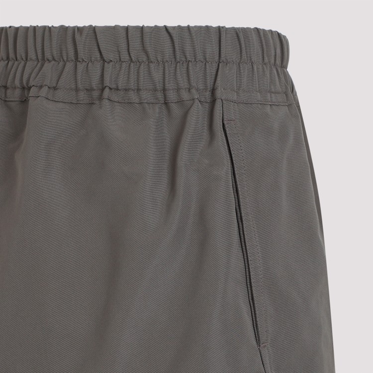 Shop Rick Owens Dust Nylon Boxer Shorts In Grey