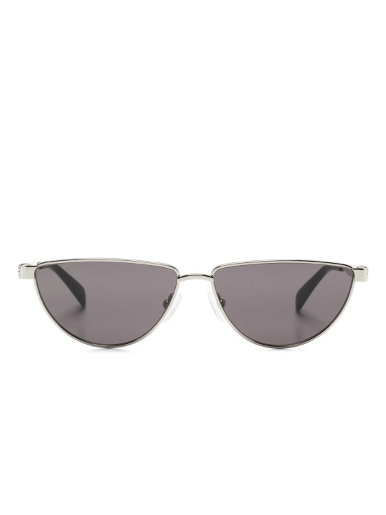 Alexander Mcqueen Silver Cat-eye Sunglasses
