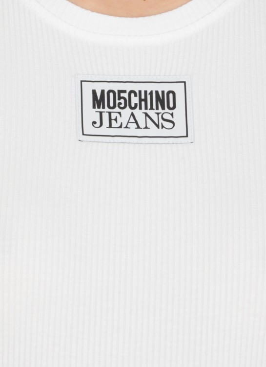 Shop Moschino Sweater With Logo In White