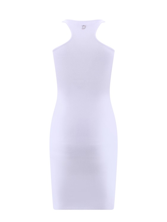 Shop Dsquared2 Viscose Blend Dress In White