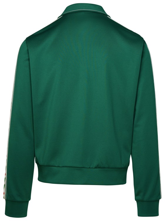 Shop Casablanca Track Laurel Sweatshirt In Green