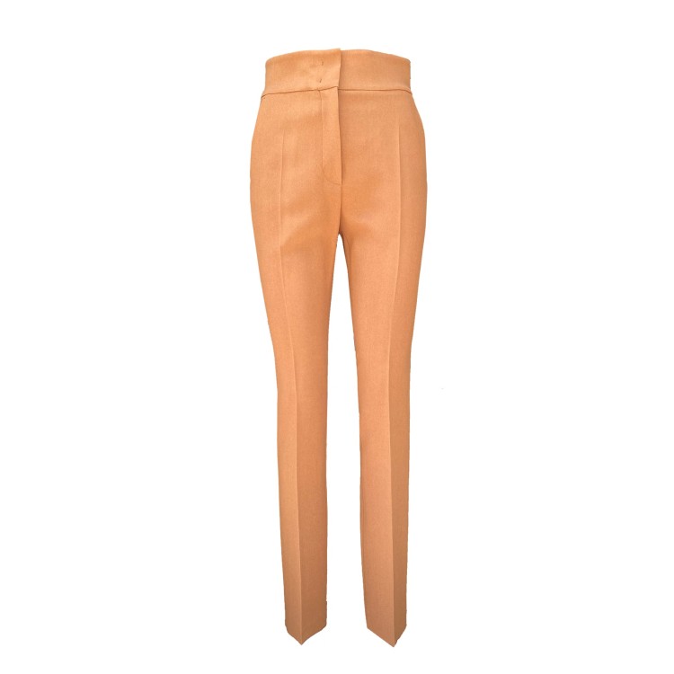 Shop Max Mara Pompeo Trousers In Orange