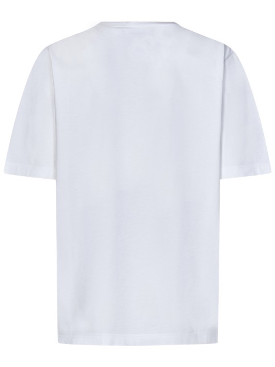 Shop Dsquared2 Easy Fit T-shirt In White Cotton Jersey