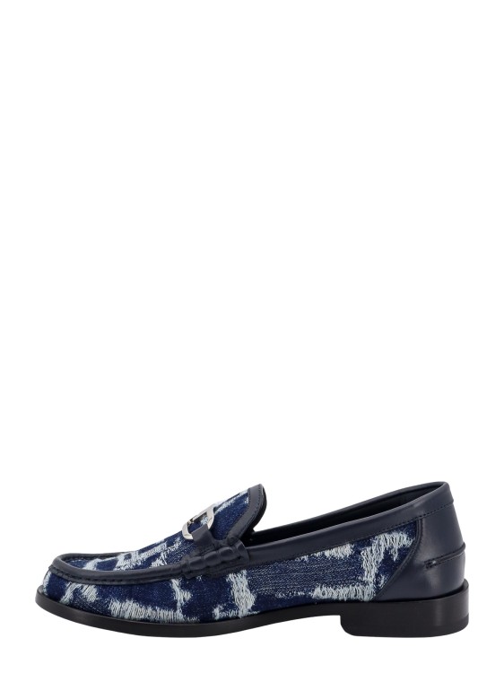 Shop Fendi Loafer With O' Lock Detail In Blue