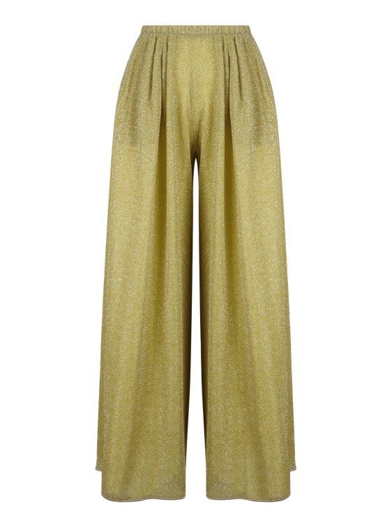 Oseree Lumière Wide Pants In Green