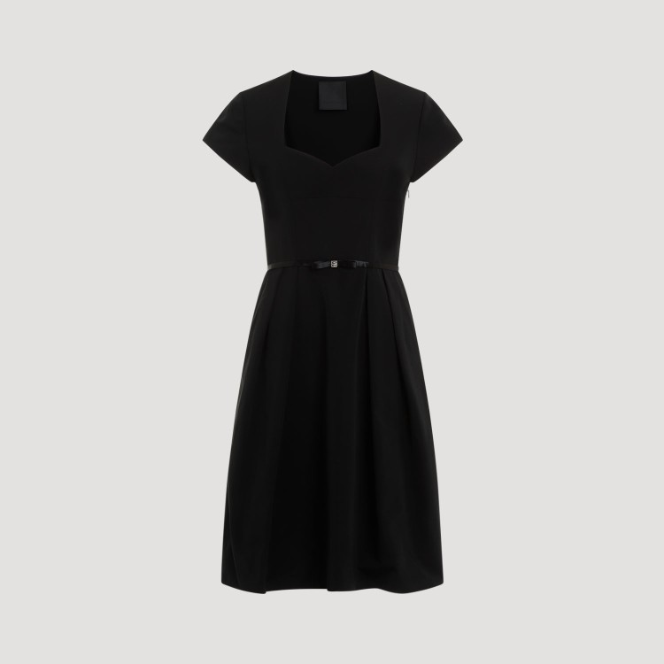 Shop Givenchy Black Cotton Short Dress