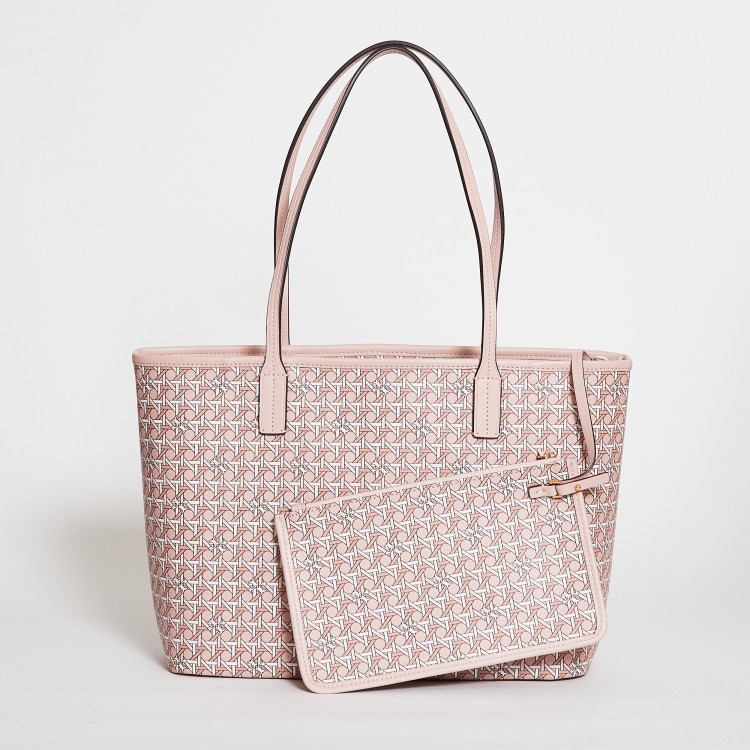 TORY BURCH: tote bags for woman - Peach  Tory Burch tote bags 145634  online at