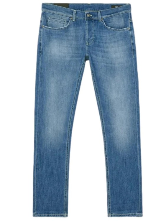 Dondup Tapered Jeans In Blue