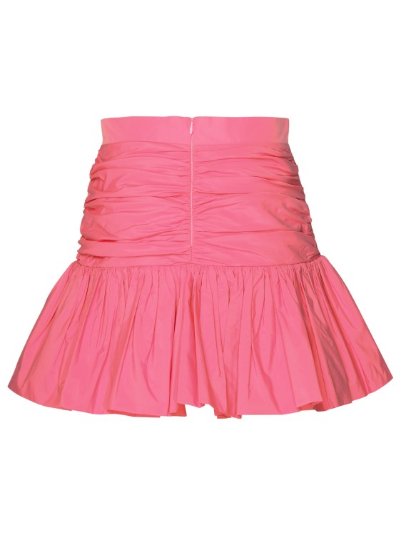 Shop Patou Ruffle Miniskirt In Pink