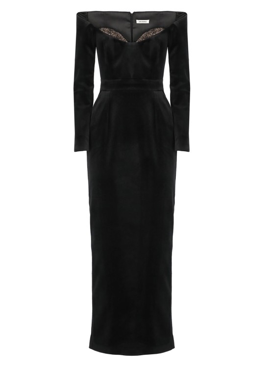 Shop The New Arrivals By Ilkyaz Ozel Black Velvet Dress