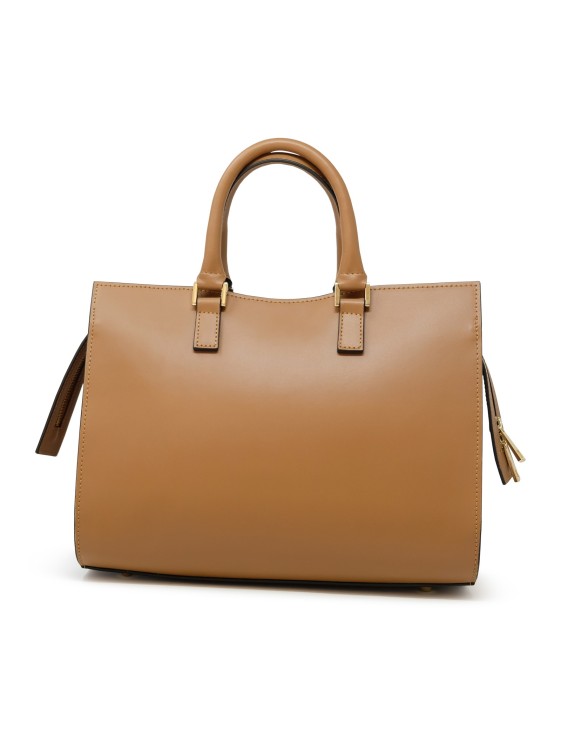 Shop Avenue 67 Zora Camel Leather Bag In Brown