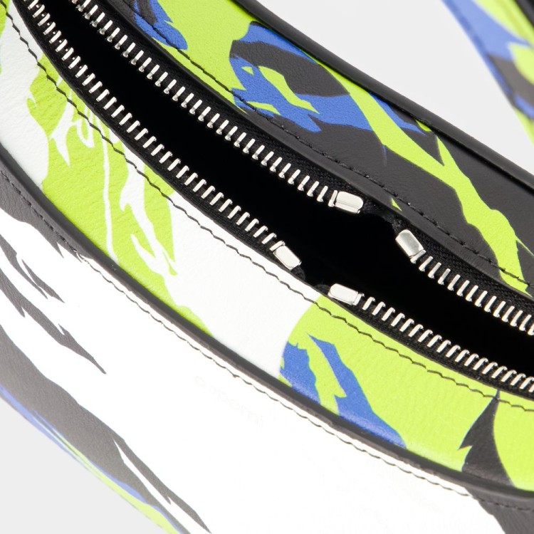 Coperni Swipe Baguette - - Leather - Multicolour In White
