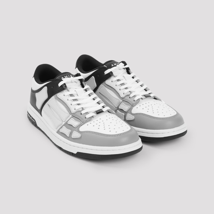 Amiri Multicolor Two-tone Skel Top Low Sneakers In White