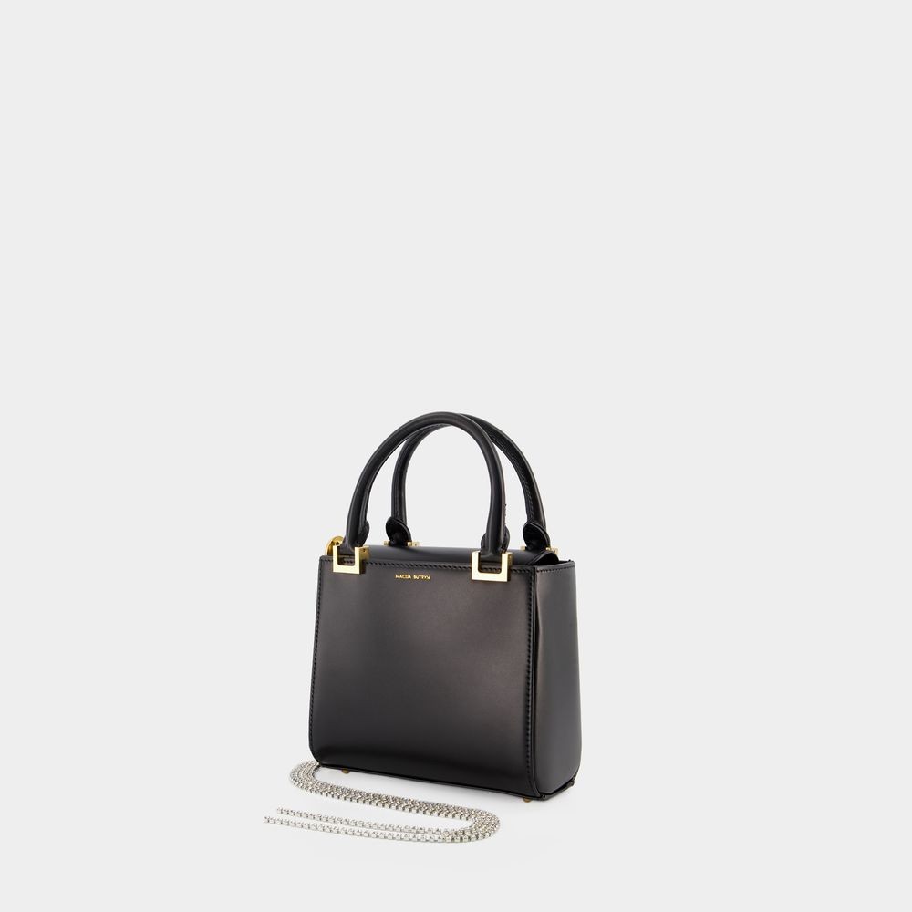 Magda Butrym Leather Zorya Micro Bag In Black