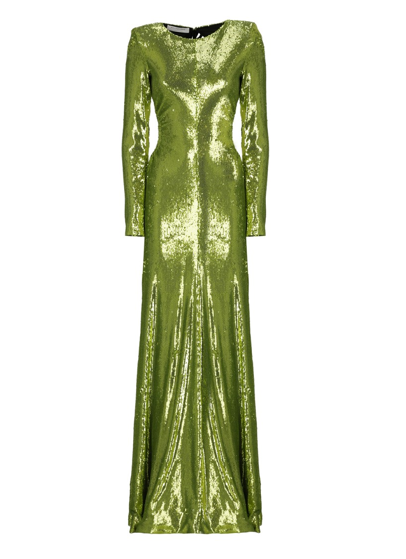 Dress With Paillettes by Philosophy Di Lorenzo Serafini in Green