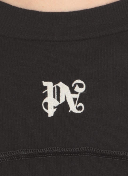 Shop Palm Angels Monogram Dress In Black