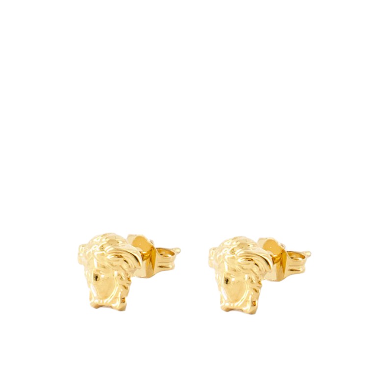 Shop Versace Medusa Earrings - Metal - Gold In Not Applicable