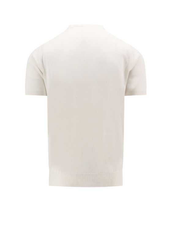 Shop Corneliani Silk And Cotton Sweater In White