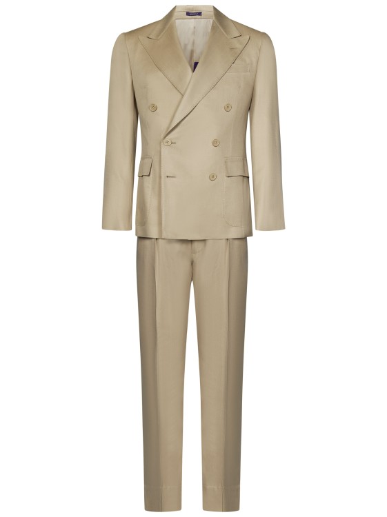 Polo Ralph Lauren Gregory Light Tan Hand-tailored Suit In Neutrals
