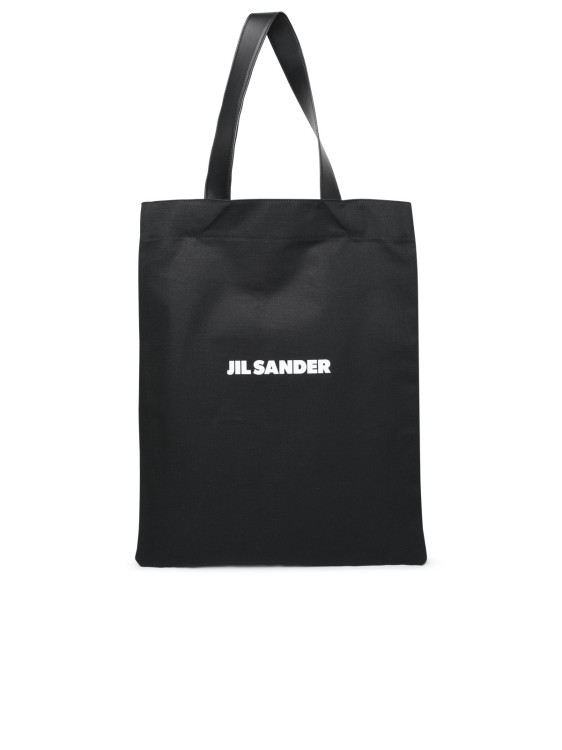 Jil Sander Shopping Logo In Black