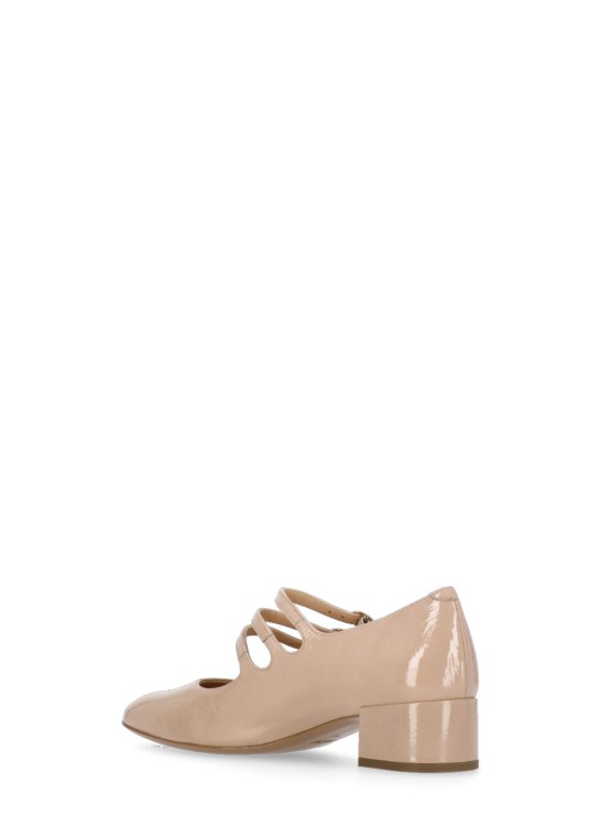Shop Fru Pink  Leather Mary Jane Shoes In Neutrals