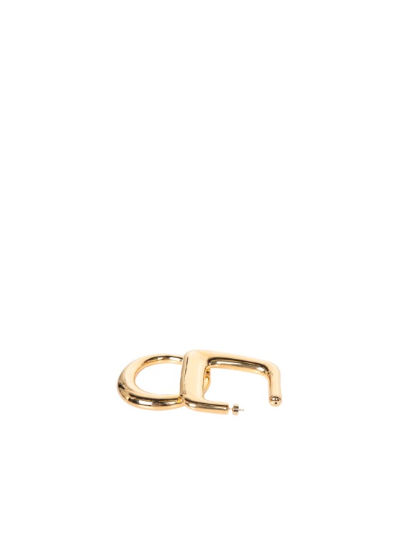Shop Jacquemus Brass Earrings In Not Applicable