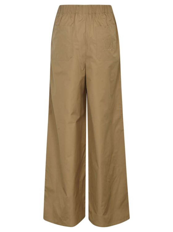 Shop Max Mara Wide Pants In Brown