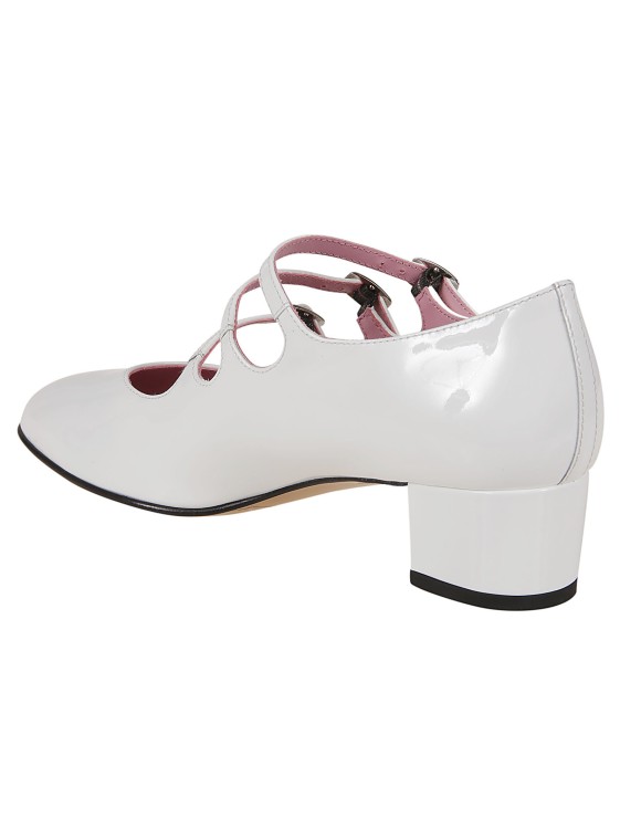 Shop Carel Paris Kina In Patent Leather In White