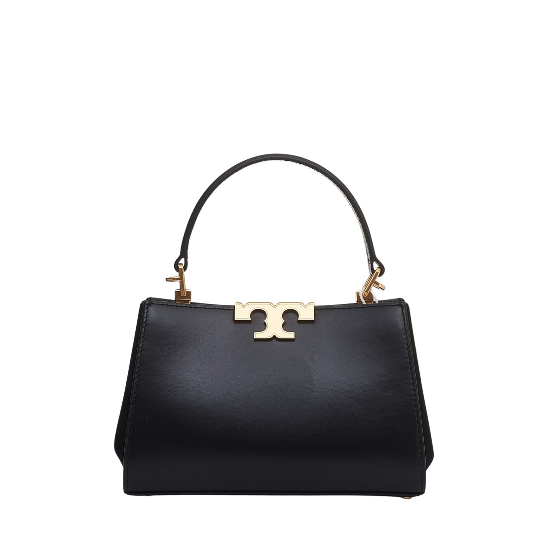 Tory Burch Eleanor Mini Leather Tote Bag In Black