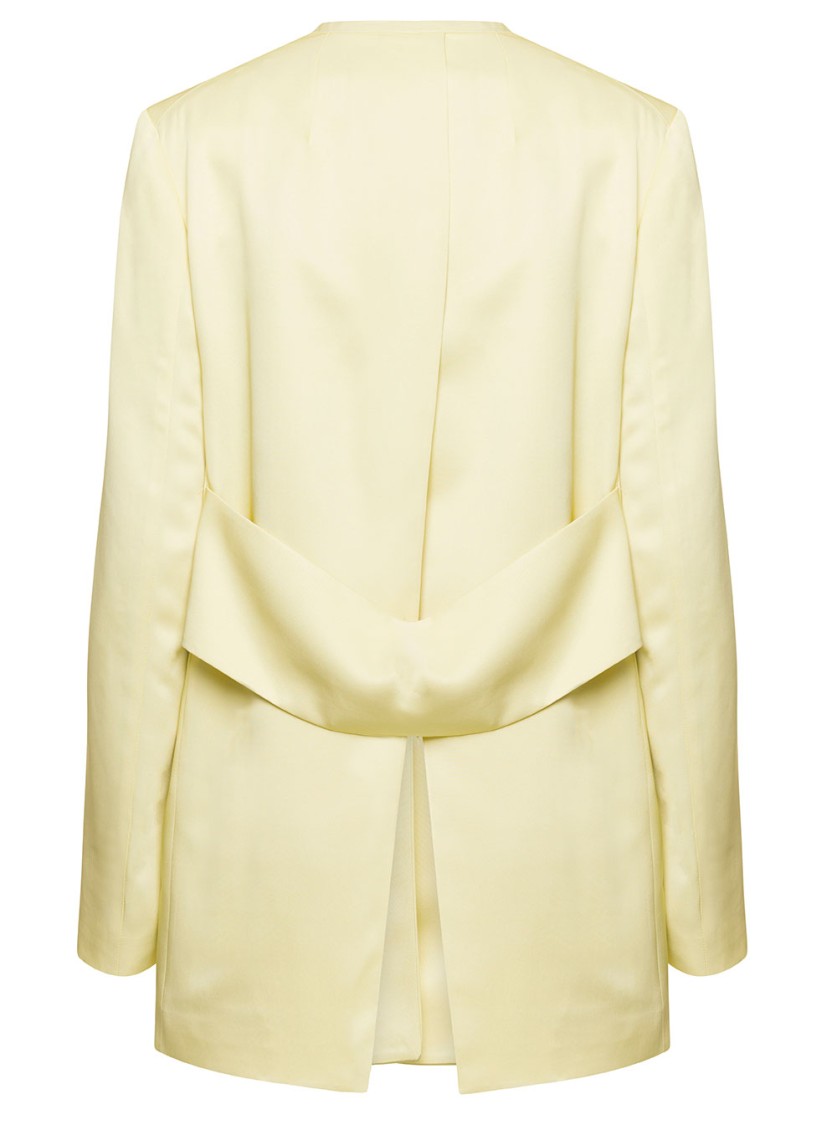 Jil Sander V-neck cashmere top - Yellow