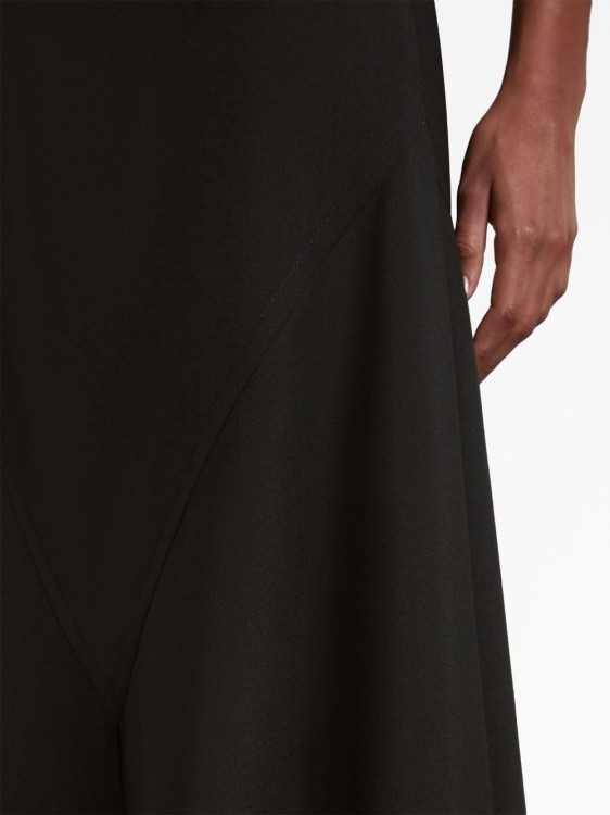 Shop Marni High-waisted High-low Hem Skirt In Black