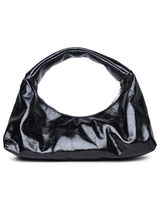 Shop Off-white Arcade' Black Leather Bag