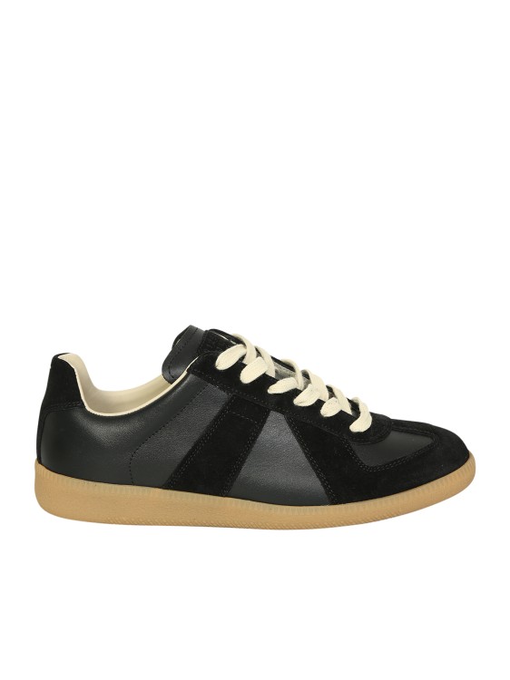 Shop Maison Margiela Replica Low Sneakers By ; With A Unique Design And A Comfortable Fit, This Shoe Is Id In Black
