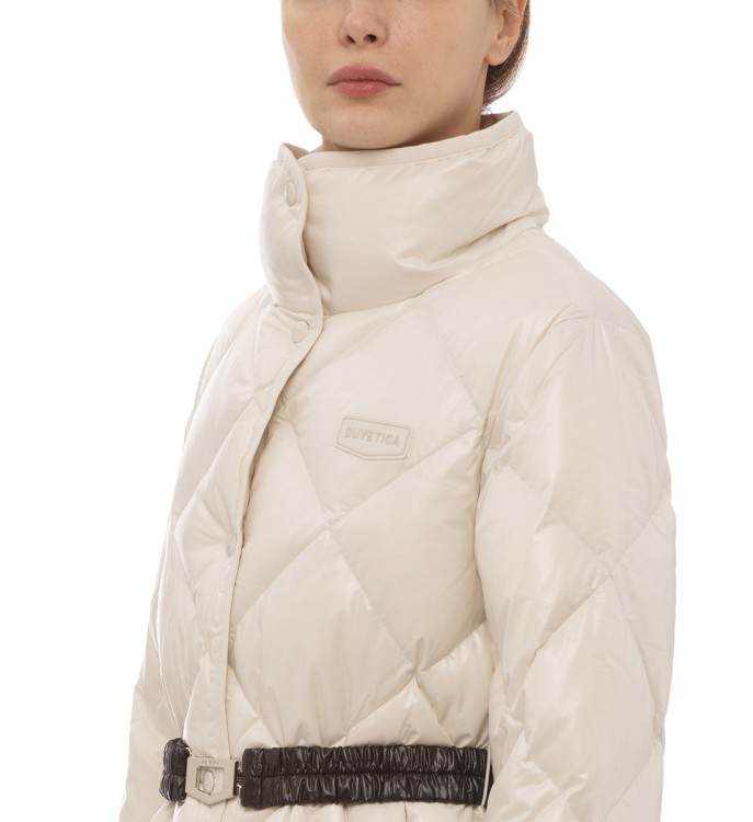 Shop Duvetica Ripina Down Jacket In White