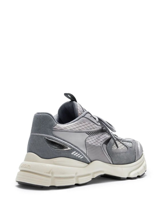 Shop Axel Arigato Marathon Panelled Sneakers In Grey