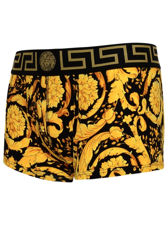 Shop Versace Gold Cotton Boxers