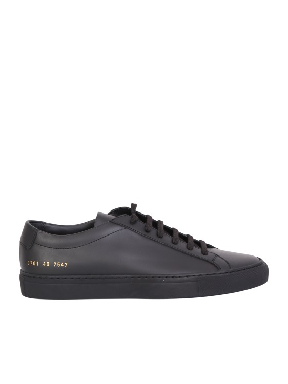 Common Projects Black Sneakers In Grey