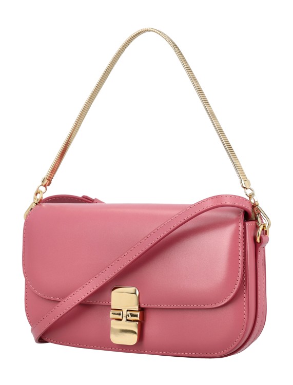 Shop Apc A.p.c. Clutch Grace With Chain In Pink