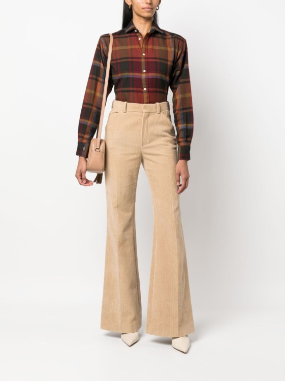 Polo Ralph Lauren Plaid-check Pattern Cotton Shirt In Black