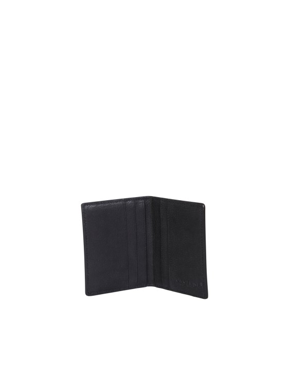 Shop Orciani Chevrette Card Holder In Black