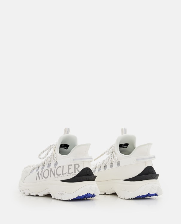 Shop Moncler White Carbon Fiber Sole Sneakers
