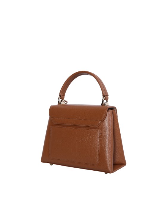 Shop Furla Mini Top Handle Bag In Brown