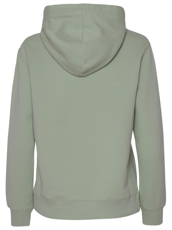 Shop Lanvin Green Cotton Sweatshirt In Grey