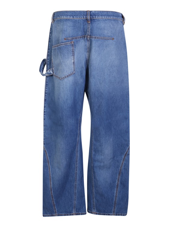Shop Jw Anderson Cotton Jeans In Blue
